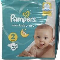 Подгузники Pampers New Baby-Dry Mini размер 2, 4-8 кг, 27 шт