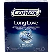 Презервативы Contex Long Love с анестетиком 3 шт