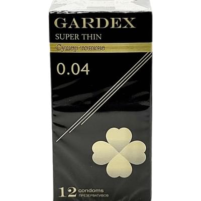 Презервативы Gardex Super Thin супер тонкие 12 шт