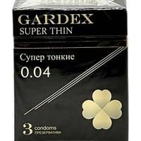 Презервативы Gardex Super Thin супер тонкие 3 шт