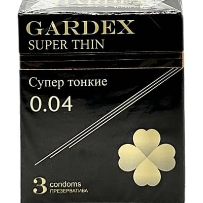 Презервативы Gardex Super Thin супер тонкие 3 шт