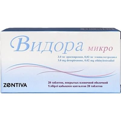 Купить Видора микро таблетки 3 мг / 0,02 мг №28 (блистер) Видора микро таблетки 3 мг / 0,02 мг №28 (блистер)