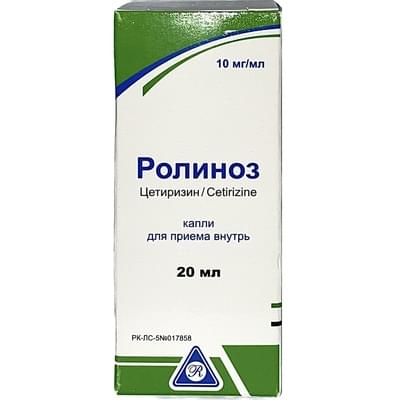 Ролиноз капли орал. 10 мг/мл по 20 мл (флакон)