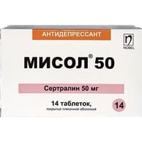 Мисол таблетки по 50 мг №14 (блистер)
