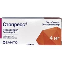 Стопресс таблетки по 4 мг №30 (3 блистера х 10 таблеток)