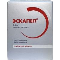 Эскапел таблетки по 1,5 мг (блистер)