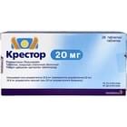 Купить Крестор таблетки по 20 мг №28 (2 блистера х 14 таблеток) Крестор таблетки по 20 мг №28 (2 блистера х 14 таблеток)