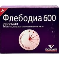 Флебодиа 600 таблетки по 600 мг №18 (блистер)
